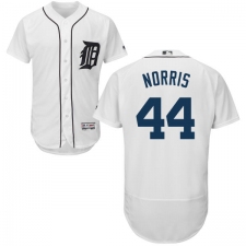 Men's Majestic Detroit Tigers #44 Daniel Norris White Home Flex Base Authentic Collection MLB Jersey