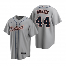 Men's Nike Detroit Tigers #44 Daniel Norris Gray Road Stitched Baseball Jersey