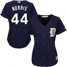 Women's Majestic Detroit Tigers #44 Daniel Norris Authentic Navy Blue Alternate Cool Base MLB Jersey