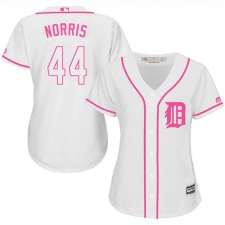 Women's Majestic Detroit Tigers #44 Daniel Norris Authentic White Fashion Cool Base MLB Jersey