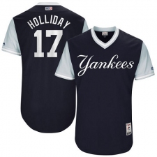 Men's Majestic New York Yankees #17 Matt Holliday 