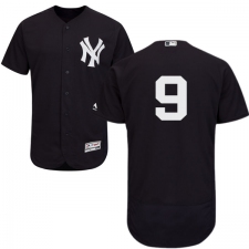 Men's Majestic New York Yankees #9 Roger Maris Navy Blue Alternate Flex Base Authentic Collection MLB Jersey