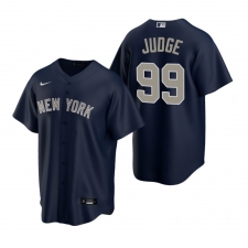Men's Nike New York Yankees #99 Aaron Judge Navy Alternate Stitched Baseball Jersey