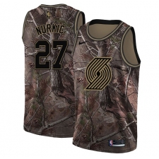 Men's Nike Portland Trail Blazers #27 Jusuf Nurkic Swingman Camo Realtree Collection NBA Jersey