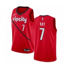 Men's Nike Portland Trail Blazers #7 Brandon Roy Red Swingman Jersey - Earned Edition
