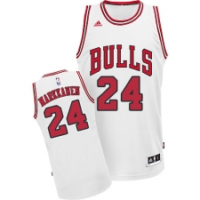 Men's Adidas Chicago Bulls #24 Lauri Markkanen Swingman White Home NBA Jersey