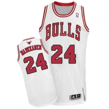 Women's Adidas Chicago Bulls #24 Lauri Markkanen Swingman White Home NBA Jersey