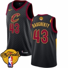 Youth Nike Cleveland Cavaliers #43 Brad Daugherty Authentic Black 2018 NBA Finals Bound NBA Jersey Statement Edition