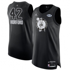 Men's Nike Jordan Boston Celtics #42 Al Horford Authentic Black 2018 All-Star Game NBA Jersey
