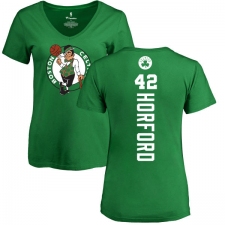 NBA Women's Nike Boston Celtics #42 Al Horford Kelly Green Backer T-Shirt