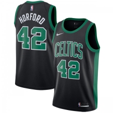Women's Adidas Boston Celtics #42 Al Horford Authentic Black NBA Jersey - Statement Edition