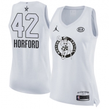 Women's Nike Jordan Boston Celtics #42 Al Horford Swingman White 2018 All-Star Game NBA Jersey