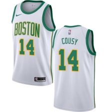 Women's Nike Boston Celtics #14 Bob Cousy Swingman White NBA Jersey - City Edition
