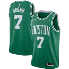 Men's Boston Celtics #7 Jaylen Brown Nike Kelly Green 2020-21 Swingman Jersey