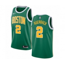 Men's Nike Boston Celtics #2 Red Auerbach Green Swingman Jersey - Earned Edition