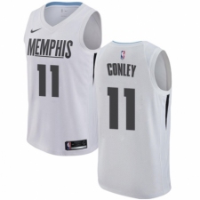 Men's Nike Memphis Grizzlies #11 Mike Conley Swingman White NBA Jersey - City Edition