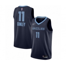 Youth Memphis Grizzlies #11 Mike Conley Swingman Navy Blue Finished Basketball Jersey - Icon Edition