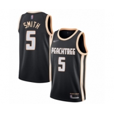 Men's Atlanta Hawks #5 Josh Smith Swingman Black Basketball Jersey - 2019 20 City Edition