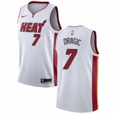 Men's Nike Miami Heat #7 Goran Dragic Swingman NBA Jersey - Association Edition
