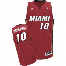 Men's Adidas Miami Heat #10 Tim Hardaway Swingman Red Alternate NBA Jersey