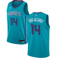 Youth Nike Jordan Charlotte Hornets #14 Michael Kidd-Gilchrist Authentic Teal NBA Jersey - Icon Edition