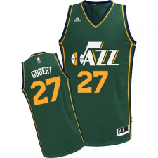 Men's Adidas Utah Jazz #27 Rudy Gobert Swingman Green Alternate NBA Jersey