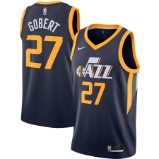 Men's Utah Jazz #27 Rudy Gobert Nike Navy 2020-21 Swingman Jersey