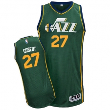 Youth Adidas Utah Jazz #27 Rudy Gobert Authentic Green Alternate NBA Jersey
