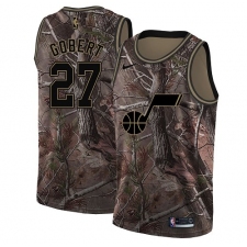 Youth Nike Utah Jazz #27 Rudy Gobert Swingman Camo Realtree Collection NBA Jersey