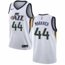 Men's Nike Utah Jazz #44 Pete Maravich Authentic NBA Jersey - Association Edition