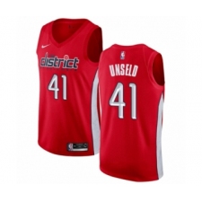 Men's Nike Washington Wizards #41 Wes Unseld Red Swingman Jersey - Earned Edition
