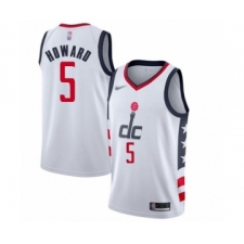Women's Washington Wizards #5 Juwan Howard Swingman White Basketball Jersey - 2019 20 City Edition