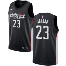 Men's Nike Washington Wizards #23 Michael Jordan Swingman Black NBA Jersey - City Edition