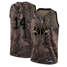 Men's Nike Washington Wizards #14 Jason Smith Swingman Camo Realtree Collection NBA Jersey