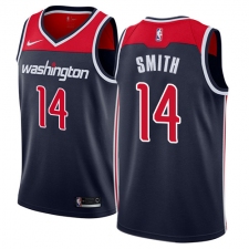 Women's Nike Washington Wizards #14 Jason Smith Authentic Navy Blue NBA Jersey Statement Edition
