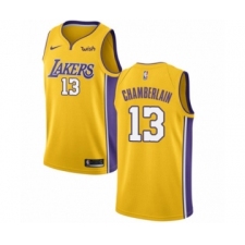 Youth Los Angeles Lakers #13 Wilt Chamberlain Swingman Gold Home Basketball Jersey - Icon Edition