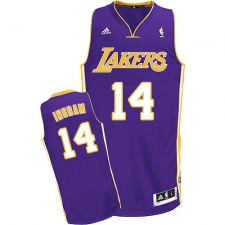 Men's Adidas Los Angeles Lakers #14 Brandon Ingram Swingman Purple Road NBA Jersey