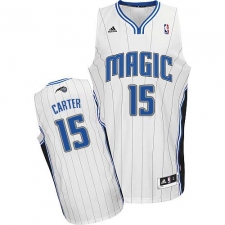 Men's Adidas Orlando Magic #15 Vince Carter Swingman White Home NBA Jersey