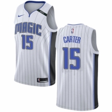 Men's Nike Orlando Magic #15 Vince Carter Swingman NBA Jersey - Association Edition
