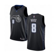 Men's Orlando Magic #8 Terrence Ross Authentic Black Basketball Jersey - City Edition