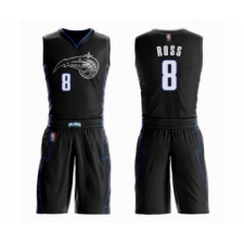 Men's Orlando Magic #8 Terrence Ross Authentic Black Basketball Suit Jersey - City Edition