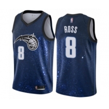 Men's Orlando Magic #8 Terrence Ross Authentic Blue Basketball Jersey - City Edition