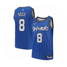 Men's Orlando Magic #8 Terrence Ross Authentic Blue Hardwood Classics Basketball Jersey