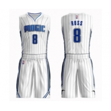 Youth Orlando Magic #8 Terrence Ross Swingman White Basketball Suit Jersey - Association Edition