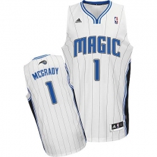 Women's Adidas Orlando Magic #1 Tracy Mcgrady Swingman White Home NBA Jersey