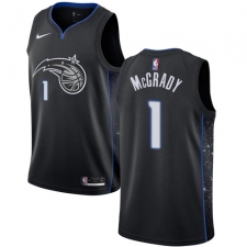 Youth Nike Orlando Magic #1 Tracy Mcgrady Swingman Black NBA Jersey - City Edition