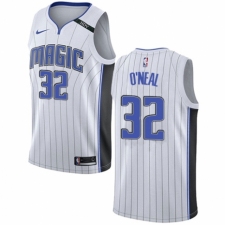 Men's Nike Orlando Magic #32 Shaquille O'Neal Authentic NBA Jersey - Association Edition