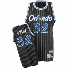 Youth Nike Orlando Magic #32 Shaquille O'Neal Swingman Black Throwback NBA Jersey