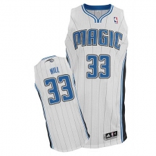 Men's Adidas Orlando Magic #33 Grant Hill Authentic White Home NBA Jersey