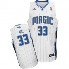 Men's Adidas Orlando Magic #33 Grant Hill Swingman White Home NBA Jersey